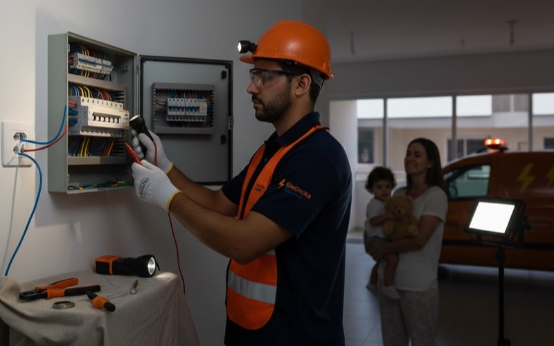 Reparo elétrico urgente em Goiânia